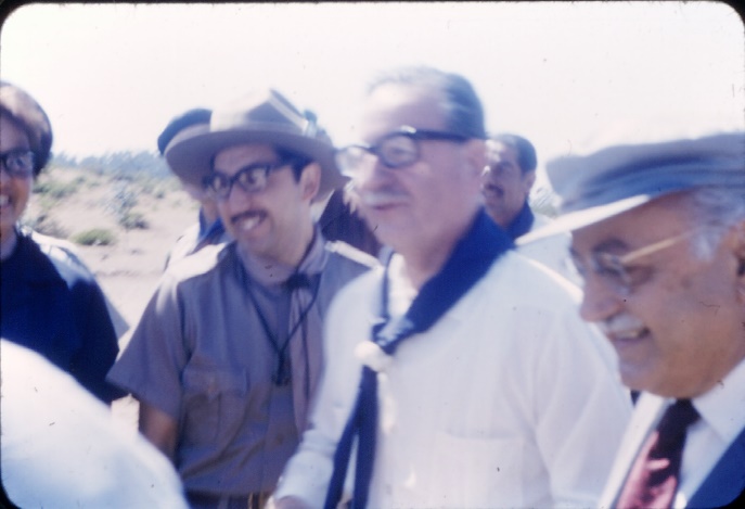 Visita presidencial a Quebrada Verde, 1971