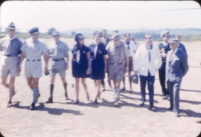 Visita presidencial a Quebrada Verde, 1971
