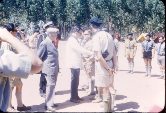 Visita presidencial a Quebrada Verde, 1971